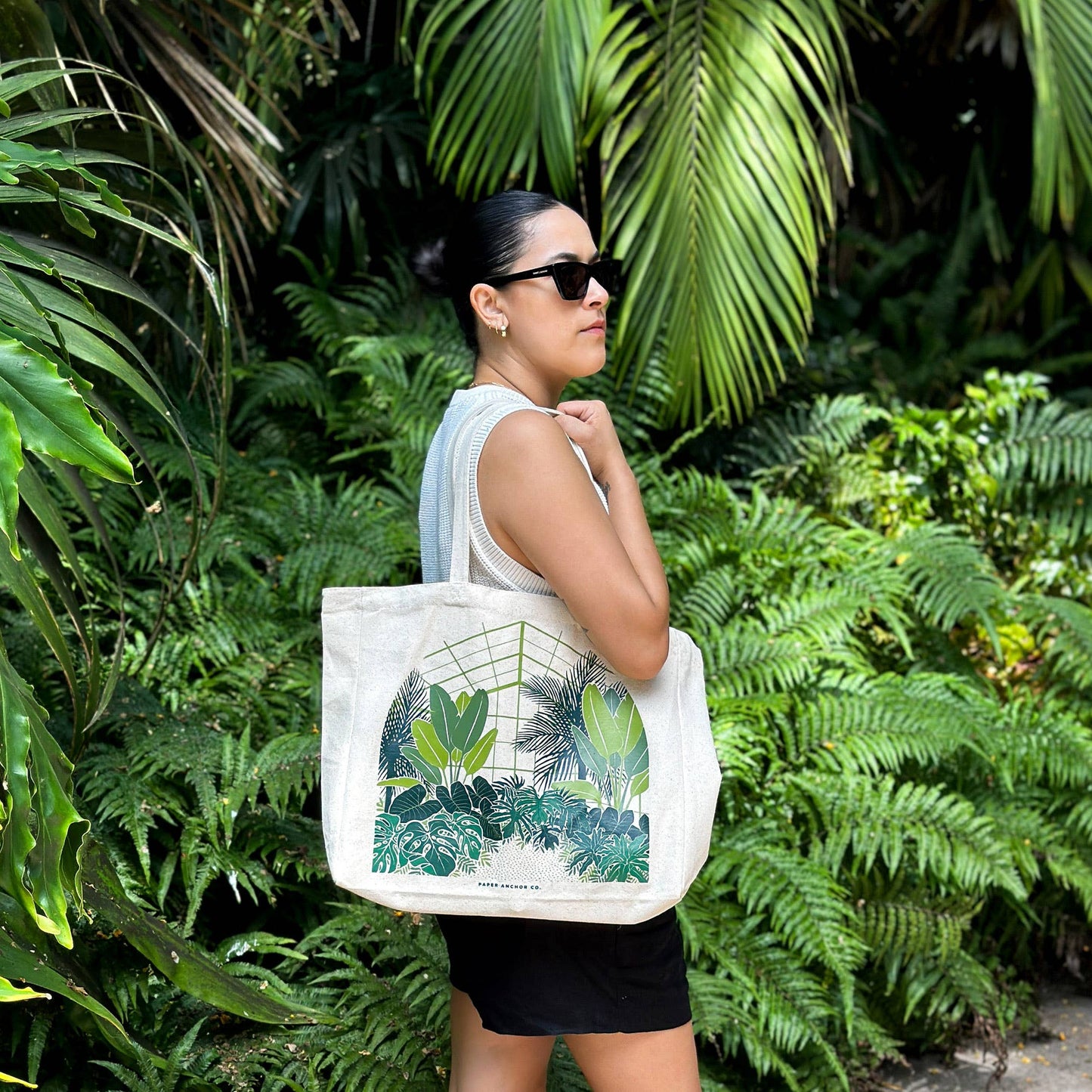 Tropical Conservatory Tote Bag | Spring + Garden Gift