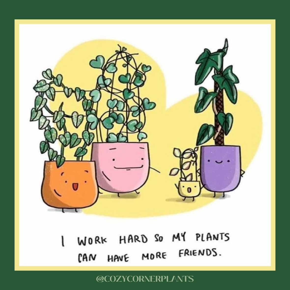 Sticker - I Work Hard So My Plants Can Have More Friends