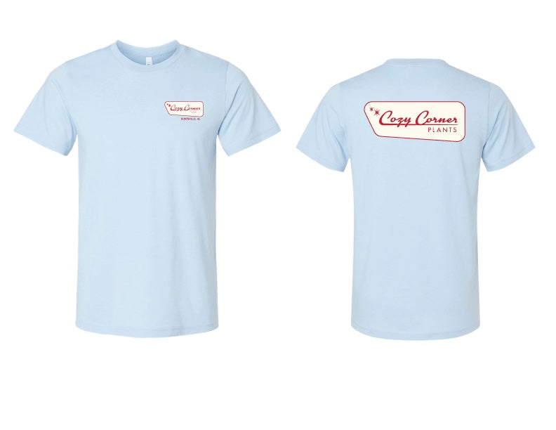 Light Blue Short Sleeve T- Shirt