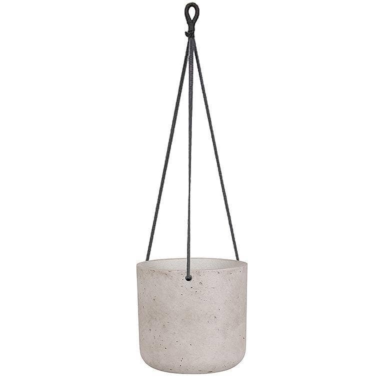 Large Hanging Planter-Grey-7"D