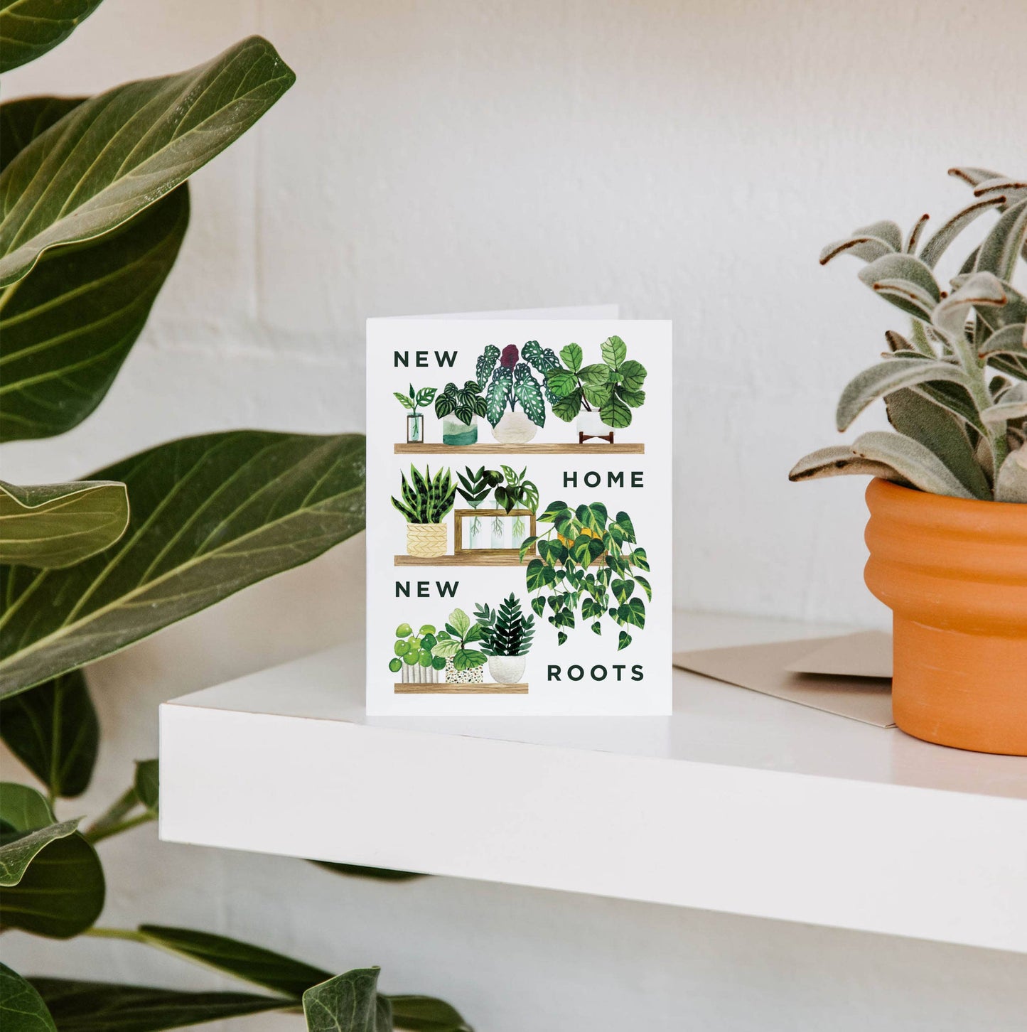 New Home New Roots Greeting Card | Housewarming