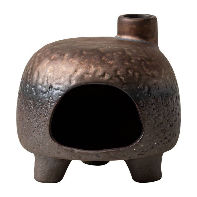 Little Golden House Fireplace: Golden Fireplace