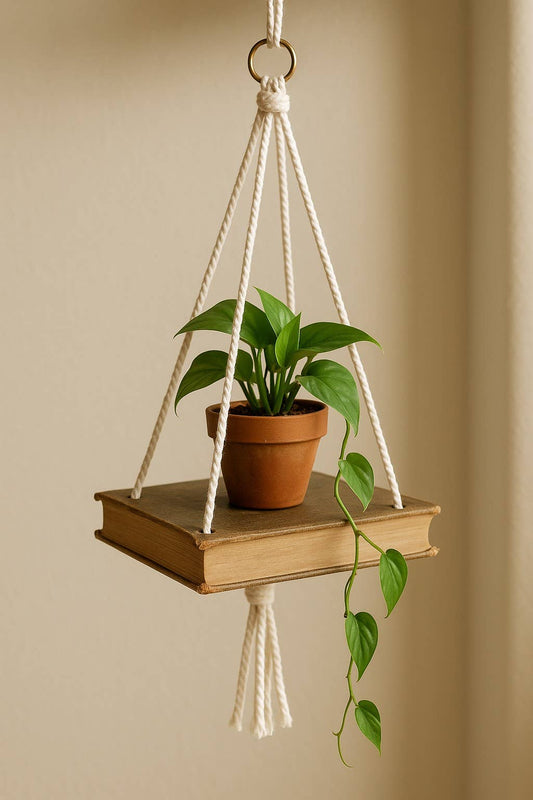 Bookish Bloom Shelf Planter