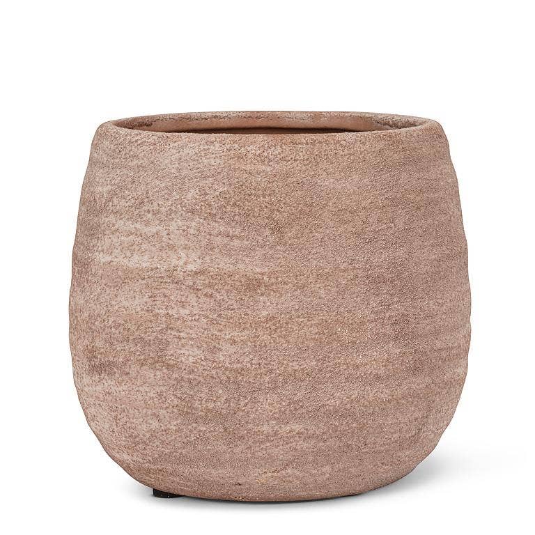 Coarse Texture Planter-5"H: Bronze