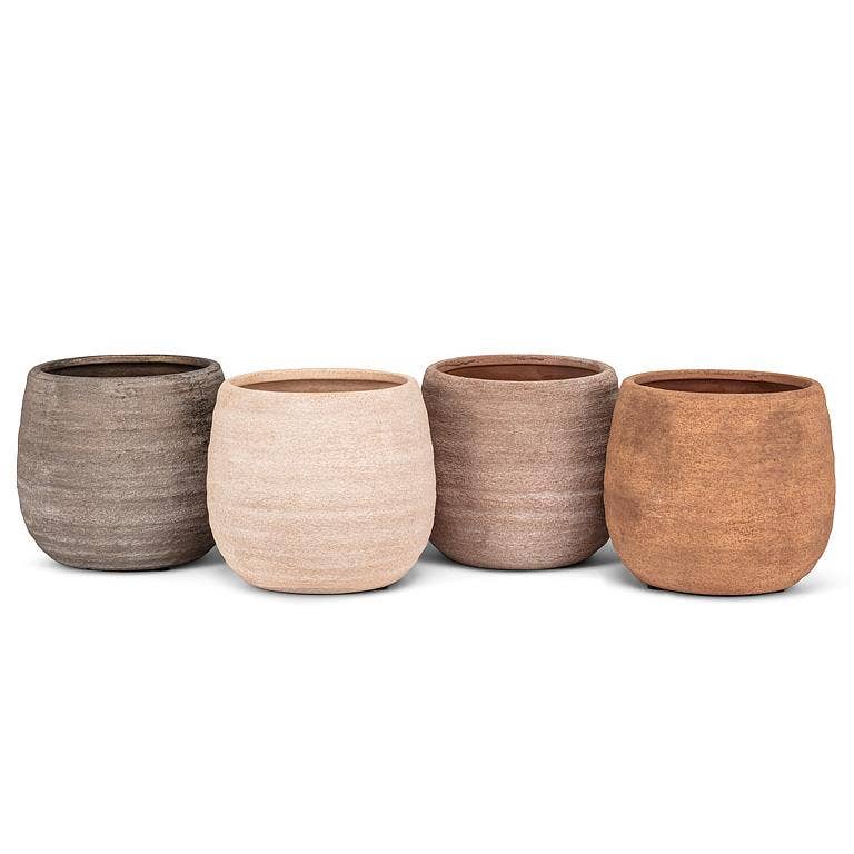 Coarse Texture Planter-5"H: Bronze