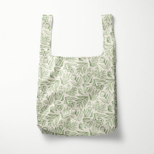 Sage Botanical Reusable Shopping Bags