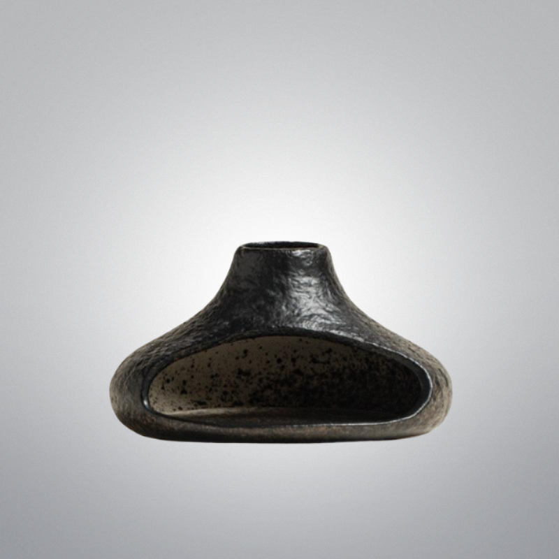 Small Chimney Fireplace: Black