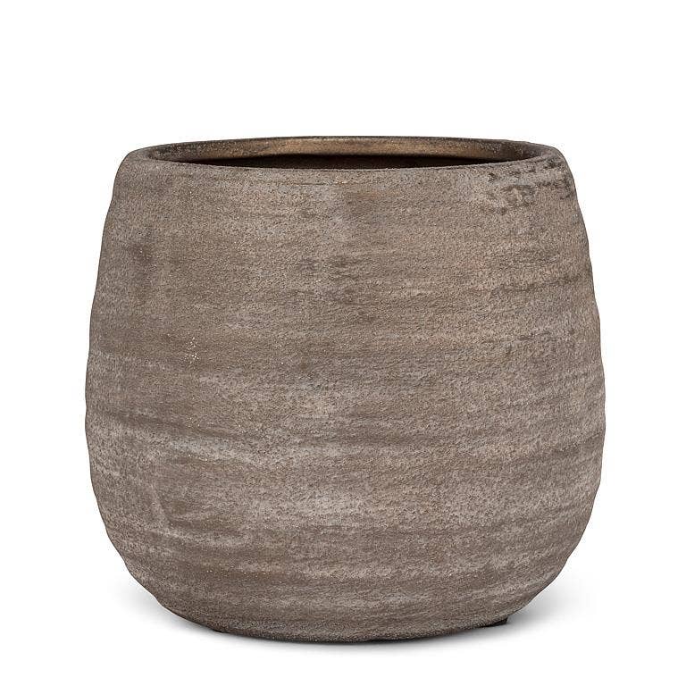 Coarse Texture Planter-5"H: Bronze