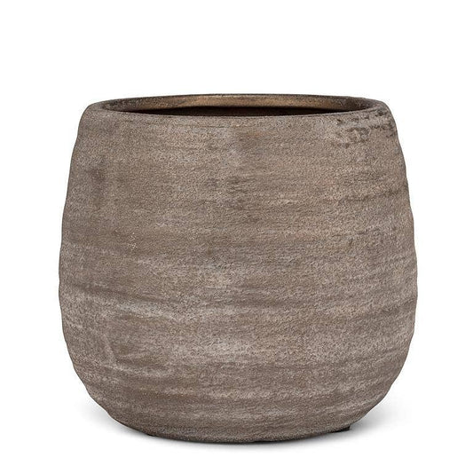 Coarse Texture Planter-5"H: Bronze