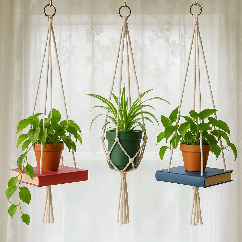 Bookish Bloom Shelf Planter