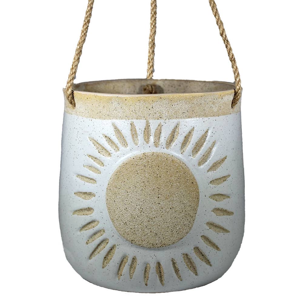Sunny Day Ceramic Hanging Planter Pot