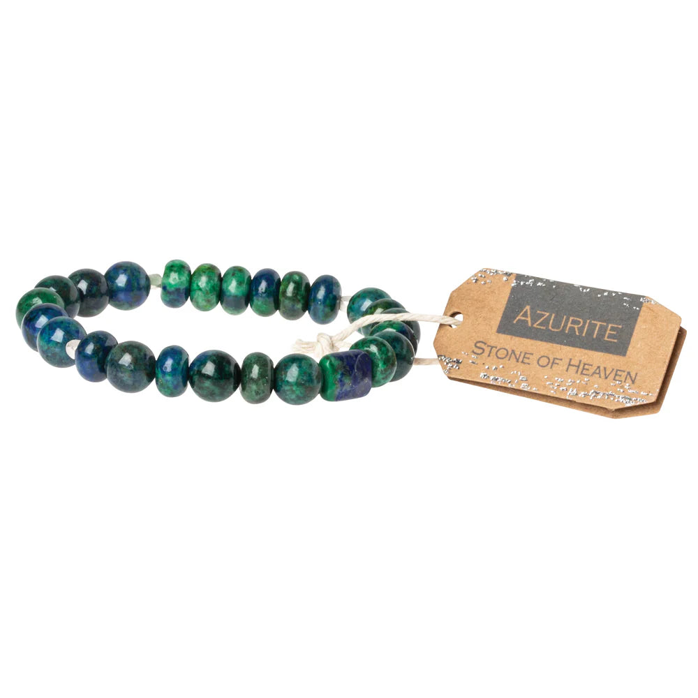 Azurite Stone Bracelet - Stone of Heaven