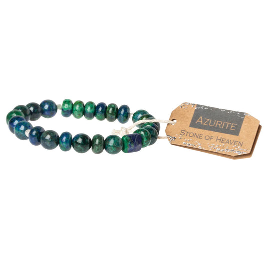 Azurite Stone Bracelet - Stone of Heaven