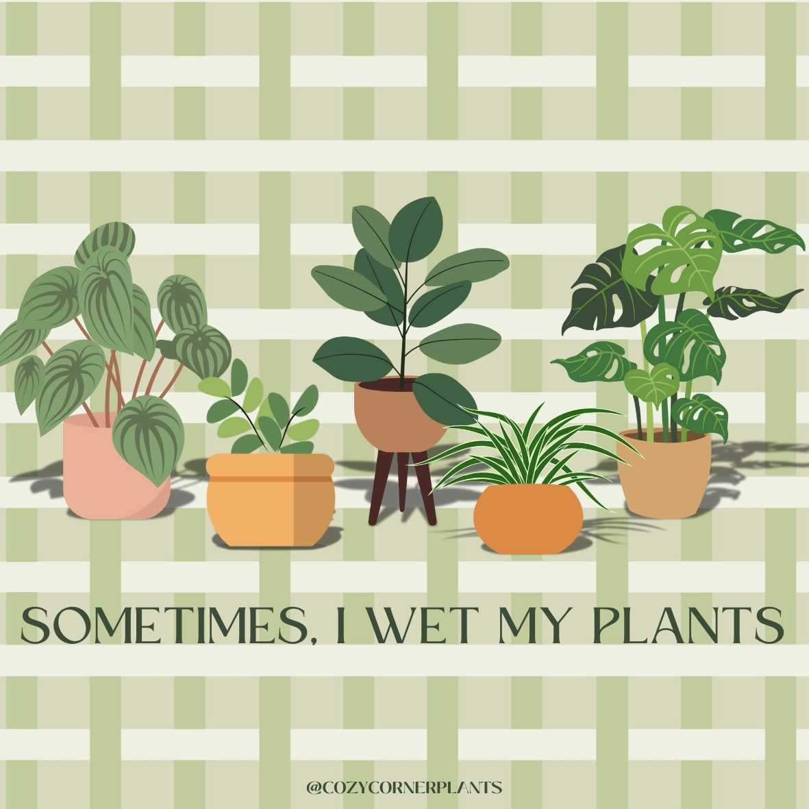 Sticker - Sometimes, I Wet My Plants