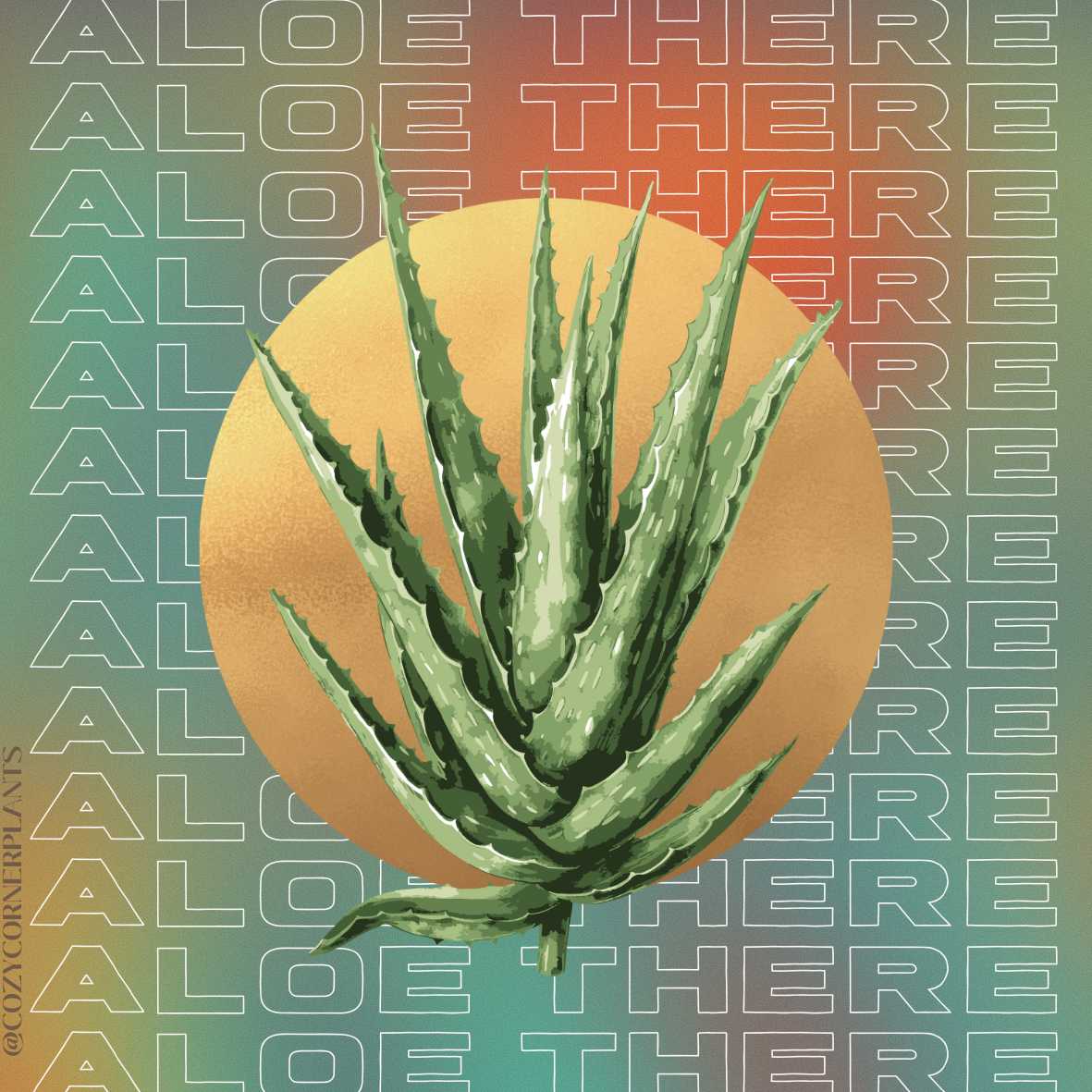 Sticker - Aloe There