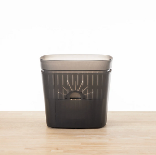 Naked Root - Clearly Earth Planter - Midnight Fog - 8"