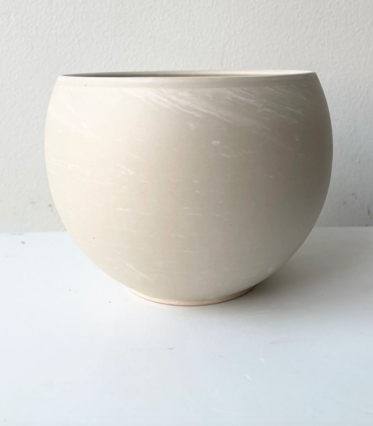 Luna Sphere Pot Granite 4.7"