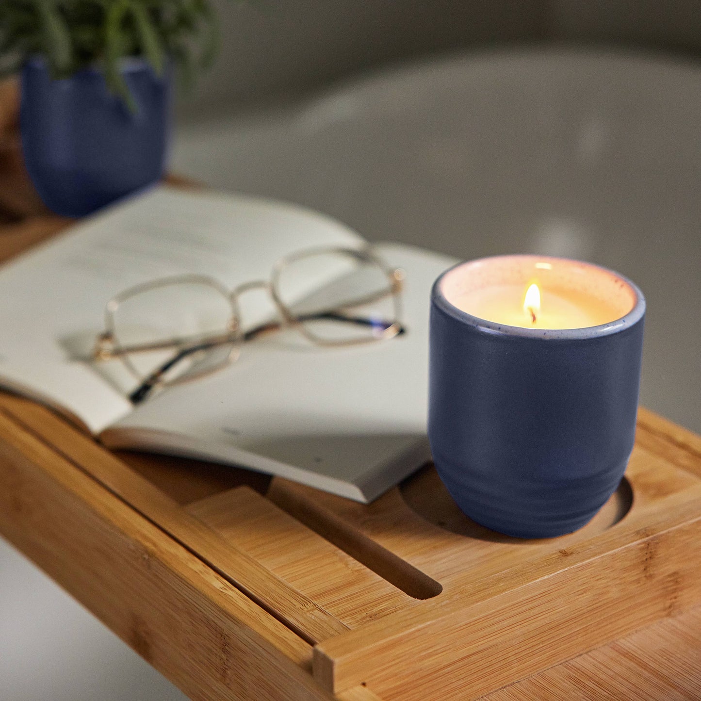 Garden Vibes Candle/Planter 2-in-1: Last Light (Cintronella) - Marigold
