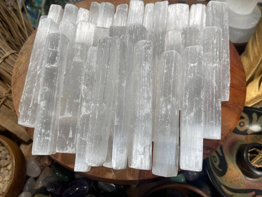 4-Inch Raw Selenite Wand