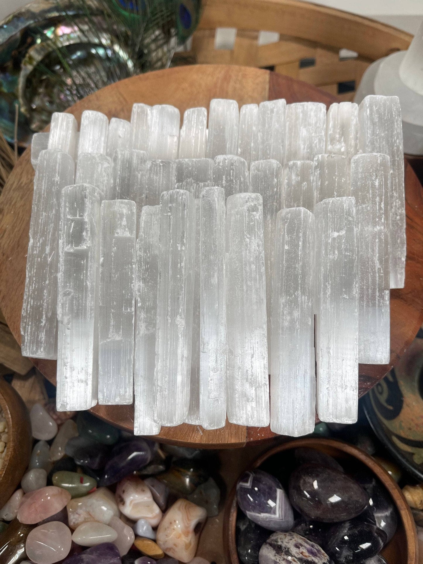 4-Inch Raw Selenite Wand